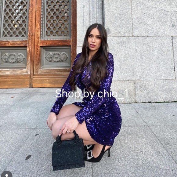 Zara SEQUIN BLAZER DRESS bloggers Favorite - Picture 3 of 10